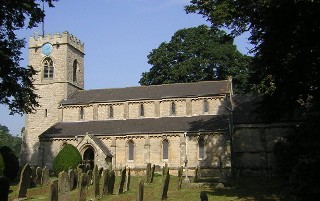 photo of St Hybald's Church burial ground