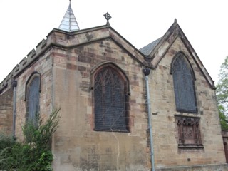 photo of St Deiniol's Church burial ground