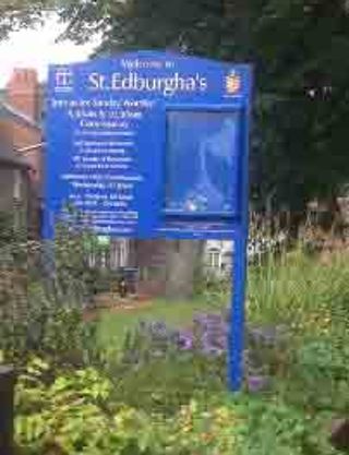 photo of St Edburghas' Church burial ground