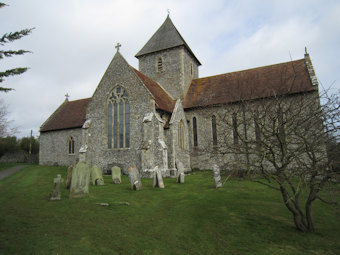 photo of Holy Innocents' Church burial ground