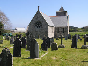 photo of Tresco St Nicholas' Church burial ground