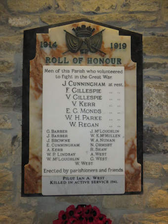 photo of St Columba (roll of honour)
