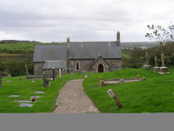 photo of St Madoc of Ferns' Church burial ground