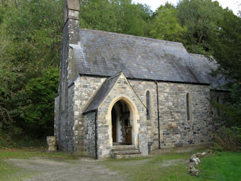 photo of Llanychwllydog's Church burial ground