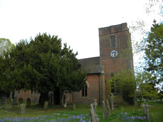 photo of St Swithin's Church burial ground