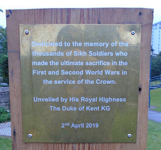 photo of Bristol Sikh War Memorial