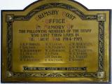 Post Office Roll of Honour