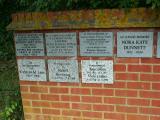 All Saints (remembrance wall)