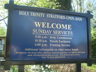 photo of Holy Trinity's Church burial ground