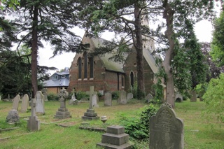 photo of St James' Church burial ground