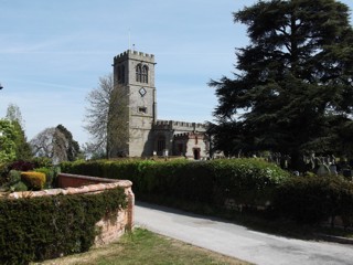 photo of St Chad's Church burial ground