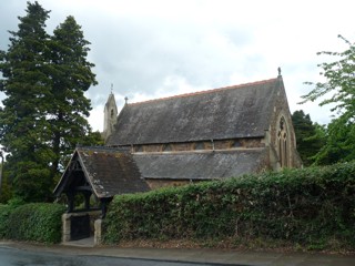 photo of St Peter Cowleigh Bank's Church burial ground