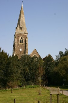 photo of St Peter's Church burial ground