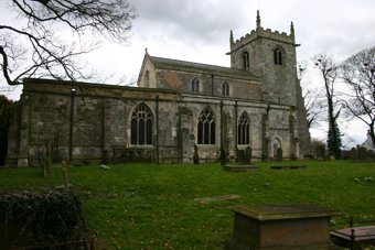 photo of All Saints' Church burial ground