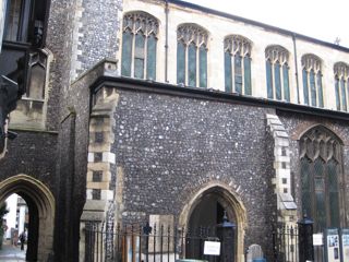 photo of St John Maddermarket's Church burial ground