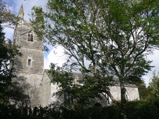 photo of St Swithin's Church burial ground