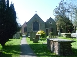 photo of St Mary with St Alban's Church burial ground