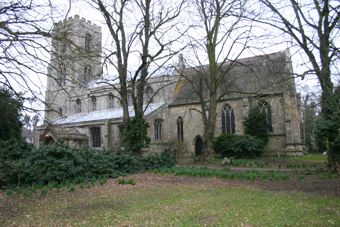 photo of St Margaret's Church burial ground