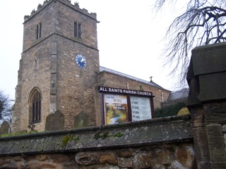 photo of All Saints' Church burial ground