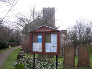 photo of All Saints' Church burial ground