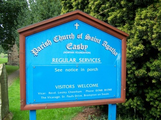 photo of St Agatha's Church burial ground