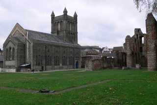 photo of St Botolph's Church burial ground