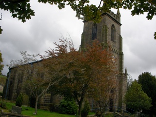 photo of St Cuthbert's Church burial ground