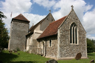 photo of St Botolph's Church burial ground