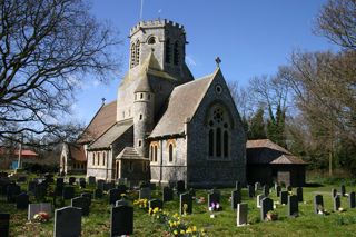 photo of St Margaret's Church burial ground