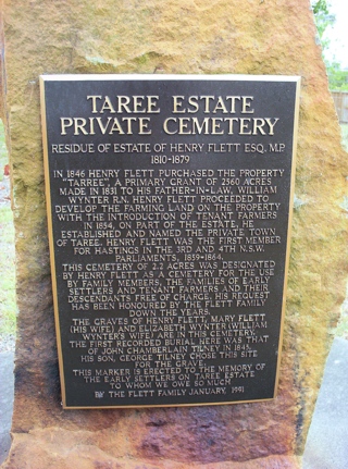 photo of Taree Estate Pioneer Private Cemetery