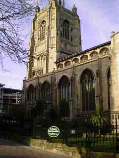 photo of St Peter Mancroft's Church burial ground