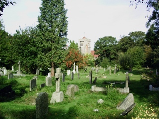 photo of St Martin's Church burial ground