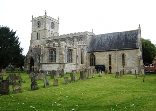 photo of St Laurence's Church burial ground