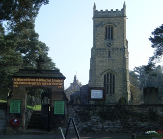 photo of Holy Cross' Church burial ground