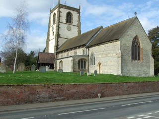 photo of St Kenelm's Church burial ground