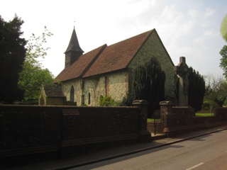 photo of St Lawrence's Church burial ground