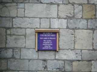 photo of St Crux Hall's Church burial ground