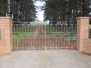 photo of Springhead Lutheran's Church burial ground