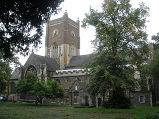 photo of All Saints' Church burial ground