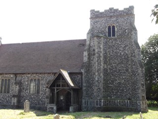 photo of St Botolph's Church burial ground