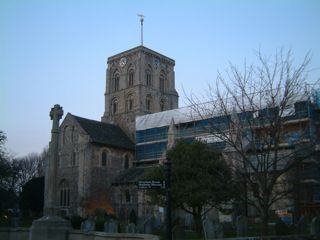 photo of St Mary de Haura's Church burial ground