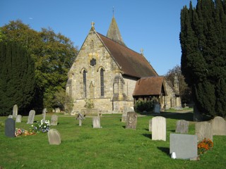 photo of Holy Trinity's Church burial ground