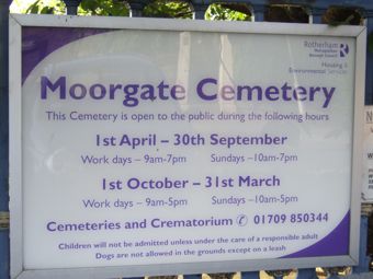 photo of Moorgate Cemetery