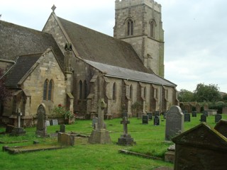 photo of All Saints' Church burial ground