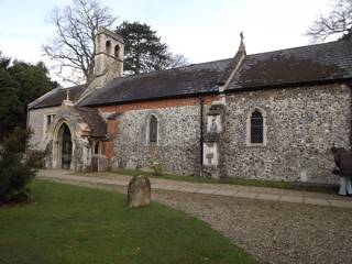 photo of St Lawrence's Church burial ground