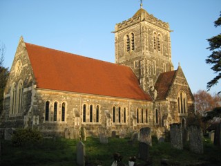 photo of St Giles' Church burial ground