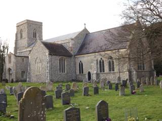 photo of St Botolph's Church burial ground