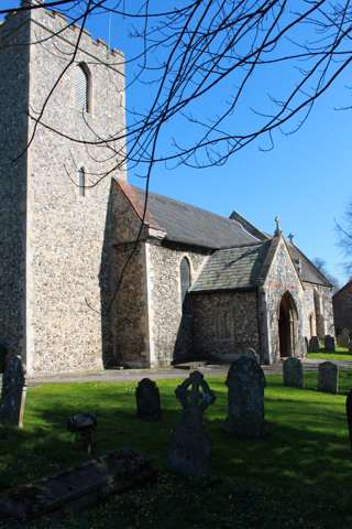 photo of St Margaret's Church burial ground