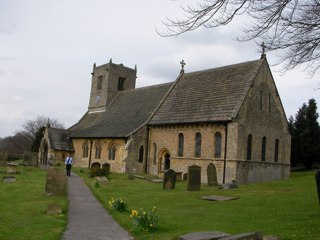 photo of St Oswald's Church burial ground