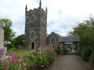 photo of St Mellanus' Church burial ground